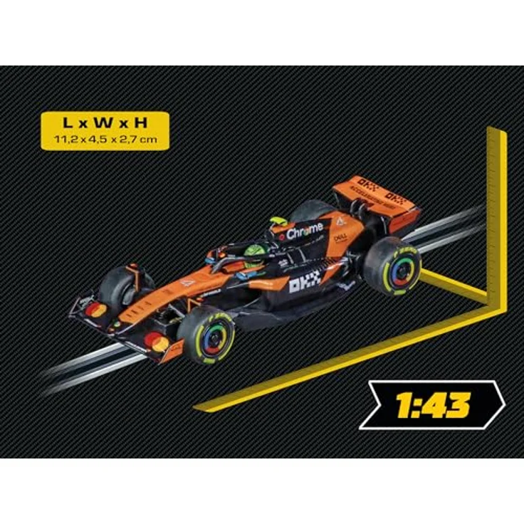 Carrera GO! McLaren MCL39, Rennbahn Zubehör Modell von Lando Norris, Maßstab 1:43, kompatibel mit Carrera Go!!! – Bild 3