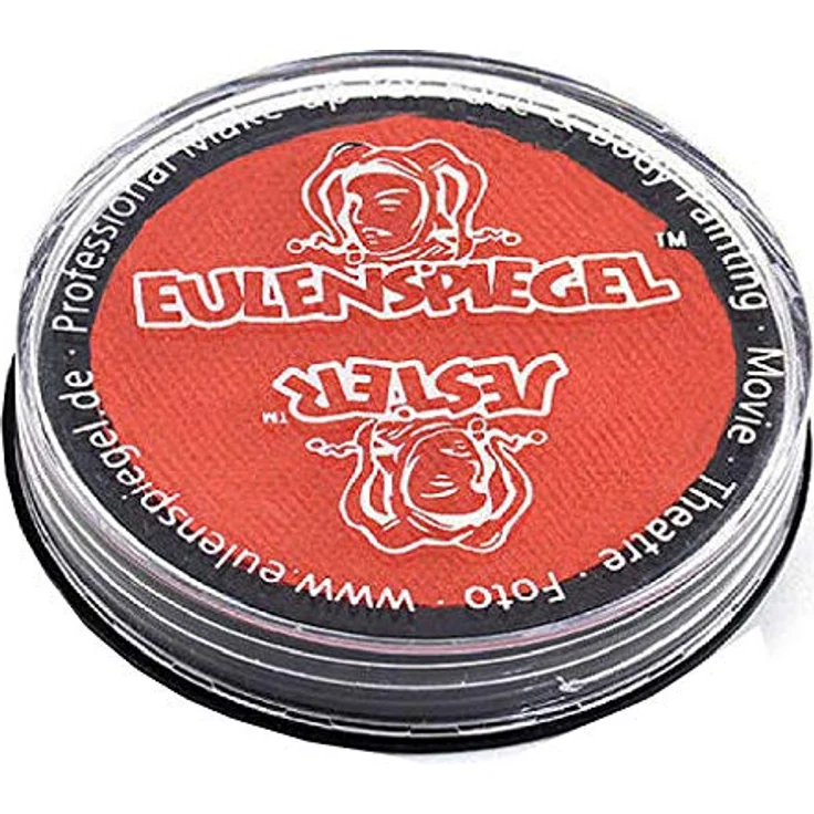 Eulenspiegel Profi-Aqua Schminke 185513, Apricot, 20 ml, wischfest und vegan, ideal für Kostüme – Bild 2