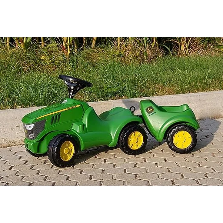 Rolly Toys Babyrutscher Minitrac John Deere 6150R + Anhänger rollyMinitrac – Bild 3