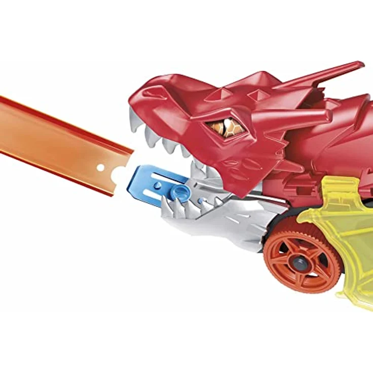 Hot Wheels Drachenwerfer, inkl. Auto, Mehrfarbig, einzigartig (Mattel GTK42) – Bild 5
