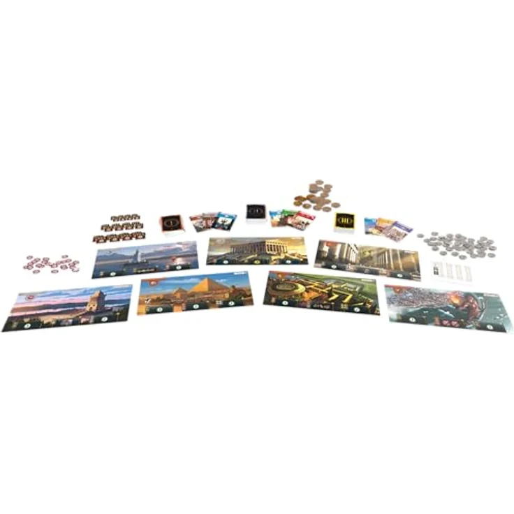 7 Wonders Version 2020 Asmodee Gesellschaftsspiel Strategiespiel - Französische Sprache – Bild 8