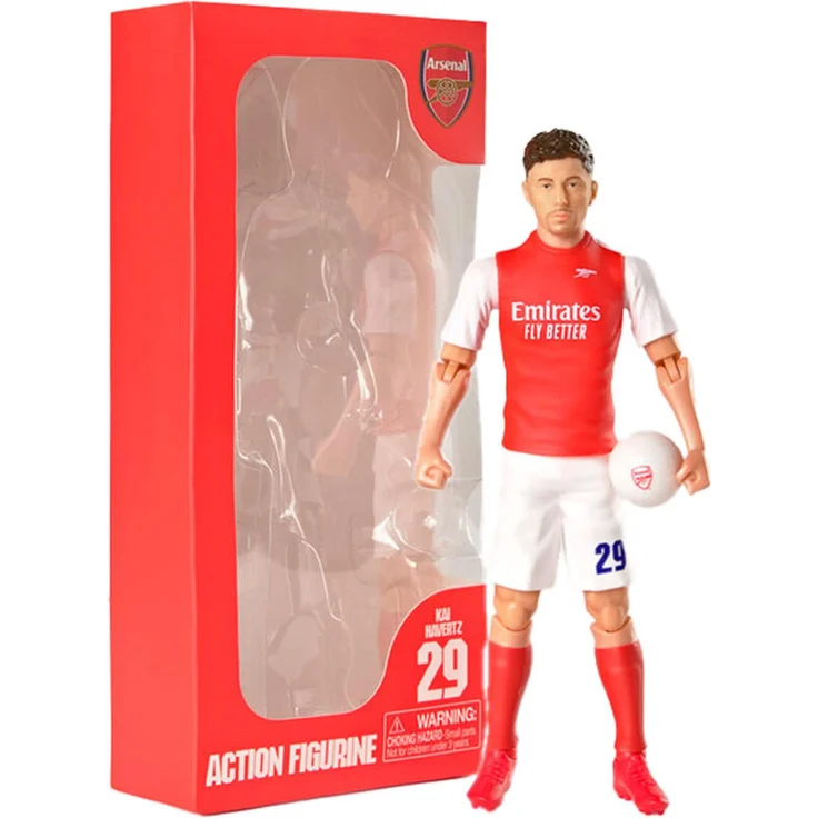 Banbotoys Arsenal Havertz Actionfigur, 20 cm, vollständig beweglich aus hochwertigem PVC