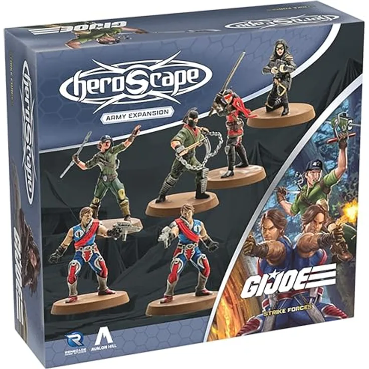 G.I. Joe Heroscape: Strike Forces Army Expansion, Brettspiel Erweiterung für 2-4 Spieler, strategische Gameplay-Erweiterung