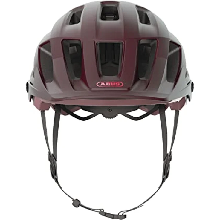 ABUS MTB-Helm Moventor 2.0 - komfortabler Fahrradhelm fürs Gelände - All-Mountain-Helm - für Damen und Herren - Dunkelrot, Größe L – Bild 2