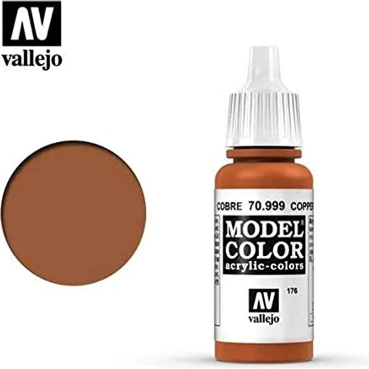 Vallejo VJ70911 911 Modellfarbe Acrylfarbe, 17 ml Flasche mit Pipette, ungiftig, hellorange – Bild 4