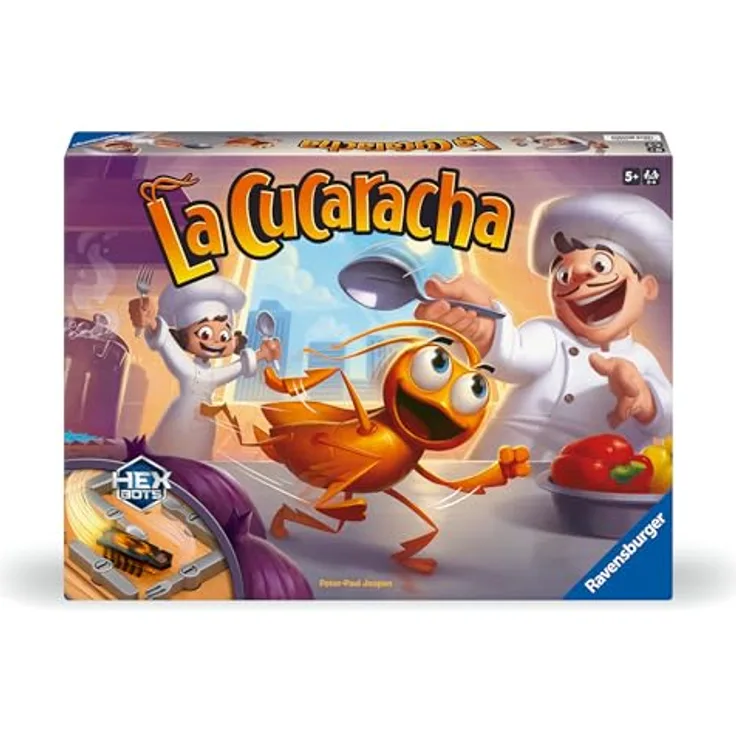 Ravensburger La Cucaracha - Kinderspiel mit variablen Labyrinth und Kakerlaken-Falle, für 2-4 Spieler