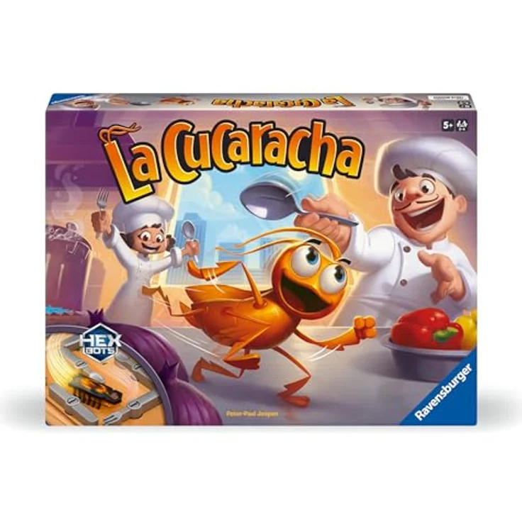 Ravensburger La Cucaracha - Kinderspiel mit variablen Labyrinth und Kakerlaken-Falle, für 2-4 Spieler – Bild 1
