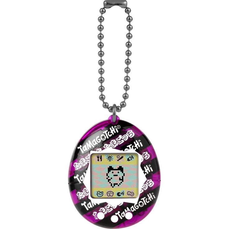 Bandai Tamagotchi - Japanese Ribbon, interaktives Lernspielzeug für Kinder ab 8 Jahren, schwarz