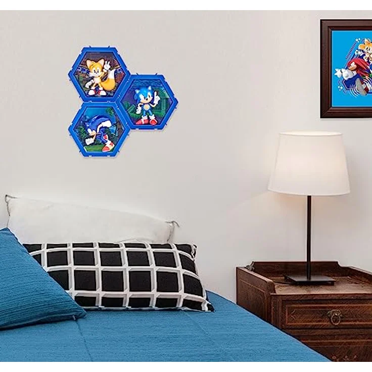 PODS 4D Classic Tails| Einzigartige verbindbare Wackelfigur zum Sammeln, die aus ihrer Welt in Ihre Welt platzt, Wand- oder Regaldisplay | Sonic Toys und Geschenke | Serie 1 Nr. 484 – Bild 5