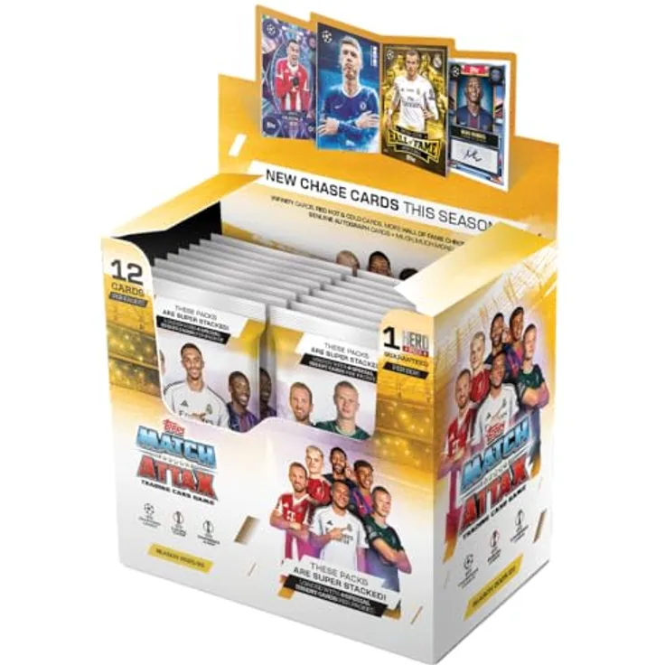 Topps Match Attax Champions League 2025/26, Sammelkarten Display mit 32 Boostern