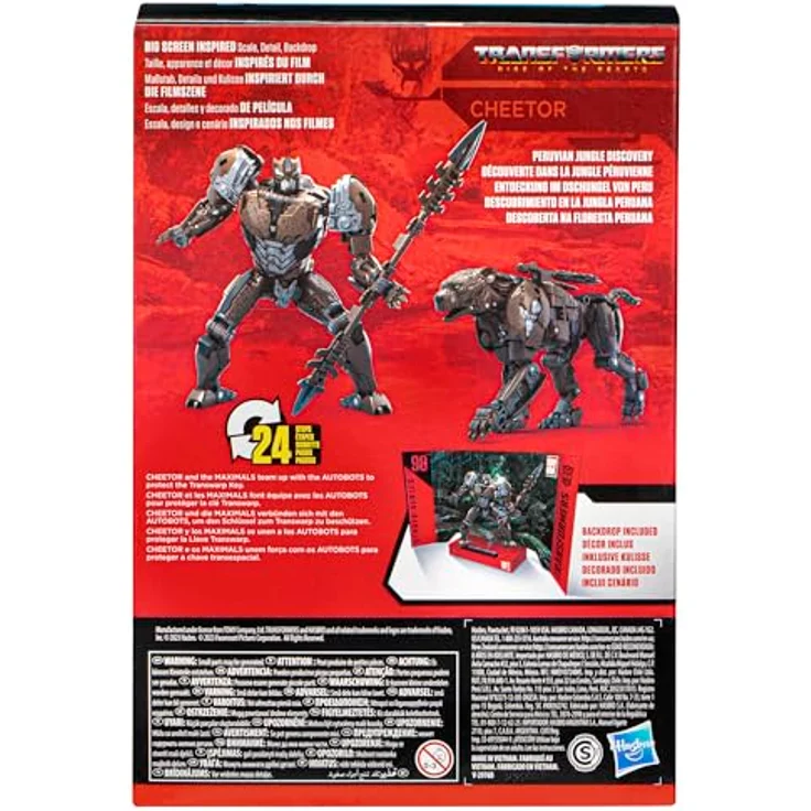 Transformers Studio Series Voyager-Klasse 98 Cheetor Action-Figur zu Aufstieg der Bestien, 16,5 cm - Preisvergleich – Bild 6