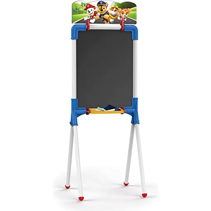 Chicos Doppelseitige Tafel Paw Patrol, Maltafel für Kinder ab 3 Jahren mit Sicherheitszertifikaten CE und UKCA, mehrfarbig