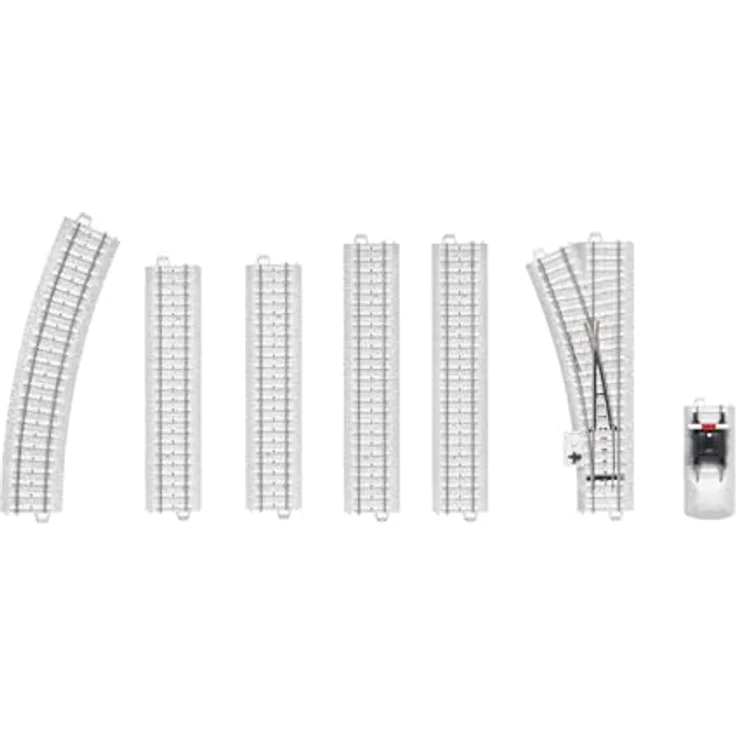 Märklin 20124 - H0 Start up - C-Gleis-Ergänzungspackung Verschneite Gleise, Modellbau Schienen und Weichen – Bild 1