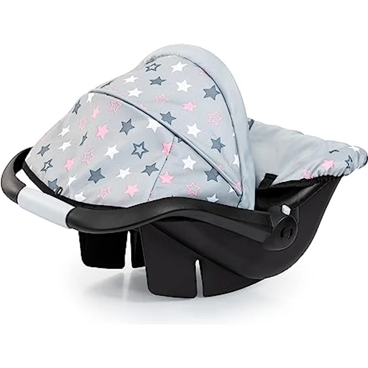 Bayer Design 67907AA Puppenautositz mit Dach, verstellbarem Griff, Puppenzubehör – Bild 3