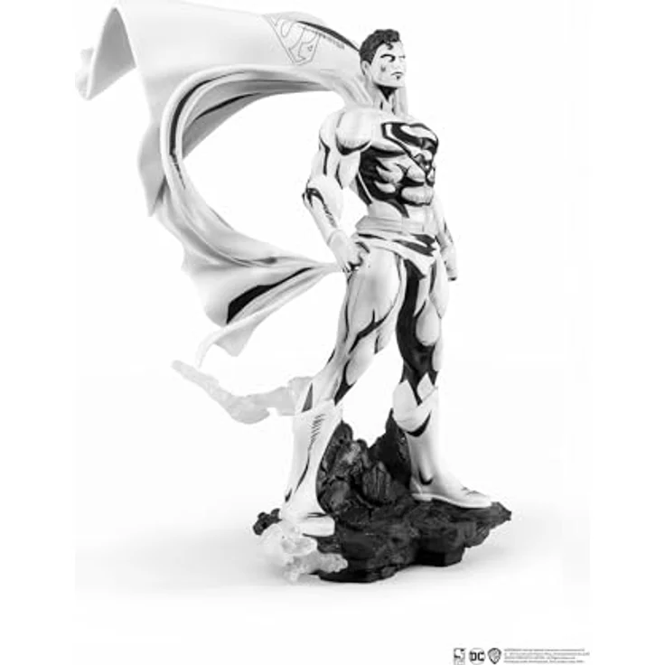 Pure Arts Batman PX PVC Statue 1/8 SDCC 2024, Superman Black & White Version, 30 cm mit ansprechender Base – Bild 2