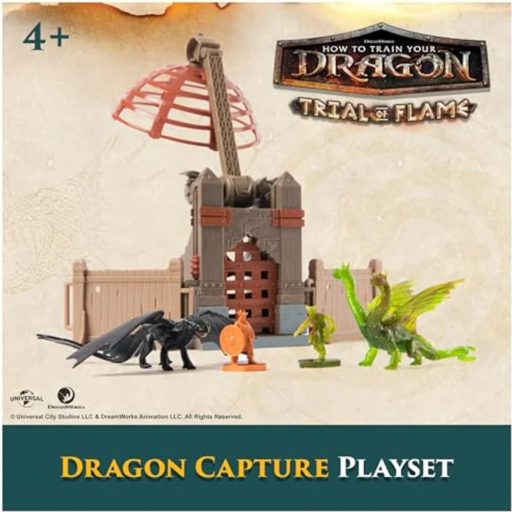 DreamWorks Dragons Drachenzähmen leicht gemacht - Trial of Flame, Drachen-Arena Spielset mit Drachen- und Wikingerfiguren, Abenteuer für Kinder ab 4 Jahren – Bild 3