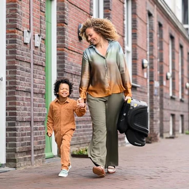 Maxi-Cosi Tanza i-Size, Kindersitz mit G-CELL-Schutz, 10 Kopfstützenpositionen, faltbar, gepolstert, für Kinder 100-150 cm – Bild 10