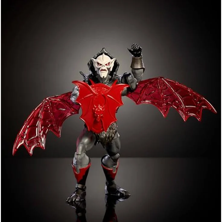 Masters of the Universe Masterverse New Etheria Hordak, Actionfigur ca. 18 cm, bewegliche Flügel, Kanonenarm, Stab und Schild, JBP85 – Bild 4
