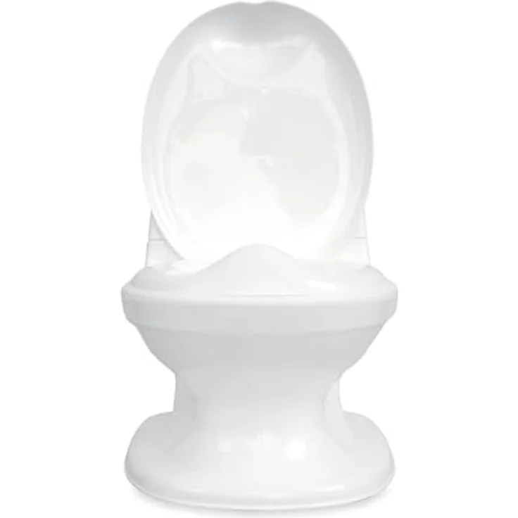 Nûby My Real Potty, Töpfchen mit realistischem Spülgeräusch, Stauraum für Feuchttücher & Badekreiden – Bild 5