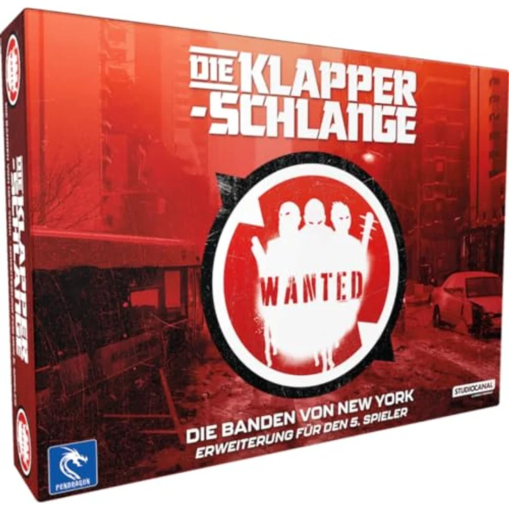 HeidelBÄR Games Die Klapperschlange (Escape from New York) – Erweiterung mit 3 Boss-Figuren, für 1-5 Spieler, 40-90 Minuten Spielzeit, ab 14 Jahren – Bild 1