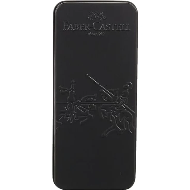 Faber-Castell Hexo Set: Füller M und Kugelschreiber schwarz matt, schwarz (matt) – Bild 4