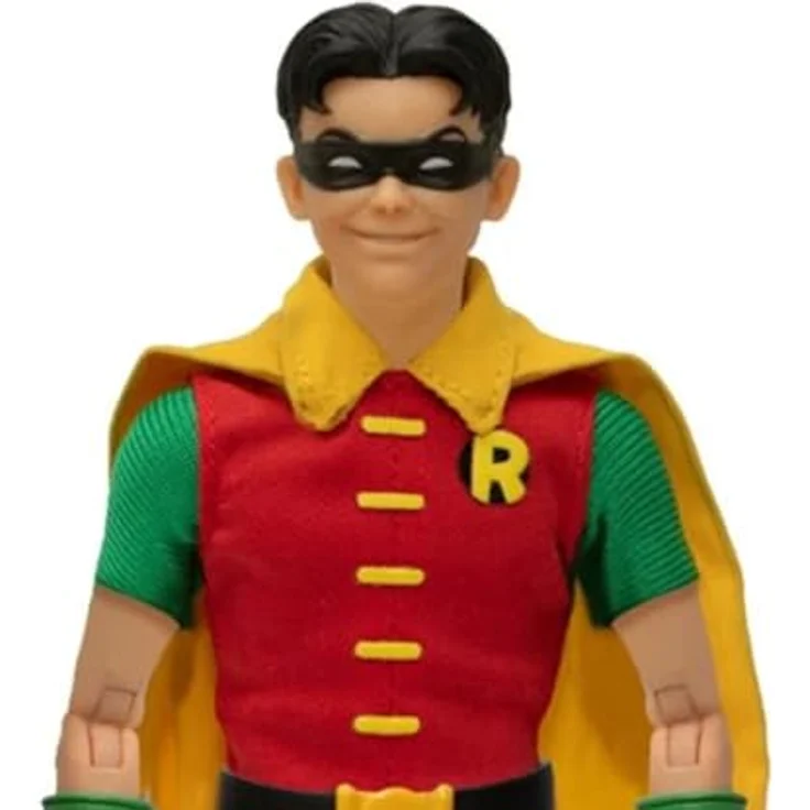 Mezco One:12 Collective Robin: Golden Age Edition, Actionfigur mit 32 Gelenkpunkten, 3 austauschbaren Köpfen, 9 Händen, ca. 16 cm hoch – Bild 1