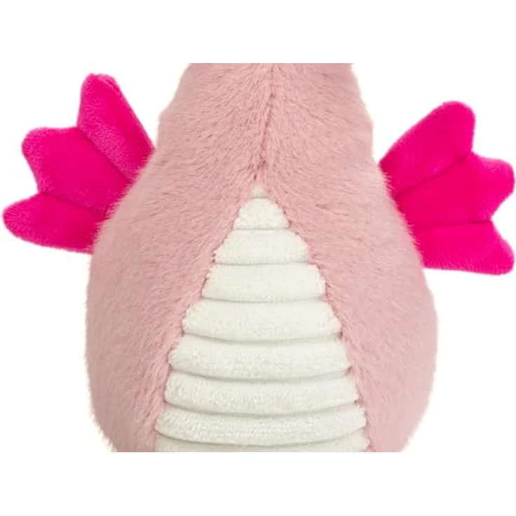 Teddy-Hermann Seepferdchen „Alba“, 23 cm, rosafarben, weicher Plüsch, mit dekorativer Rückenflosse in Pink – Bild 3