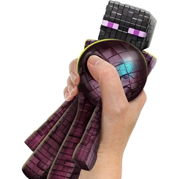 Heroes of Goo Jit Zu Enderman, Dehnbare Minecraft-Figur mit versteckter Enderperle, einzigartige elastische lila Glukosefüllung, bis auf das Dreifache dehnbar – Bild 4