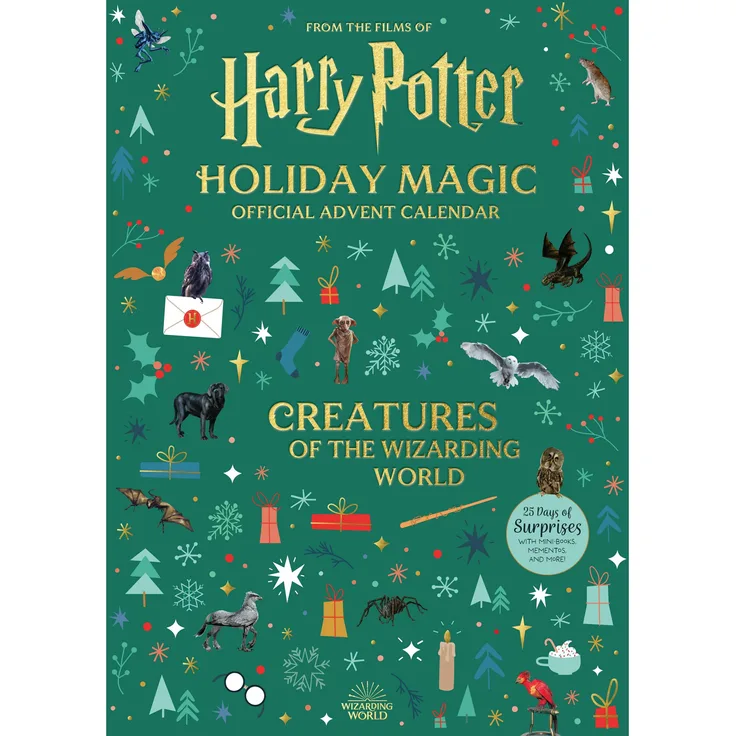 Simon & Schuster Harry Potter: Holiday Magic, Adventskalender mit über 25 Überraschungen und Sammlerstücken, 2023 Edition
