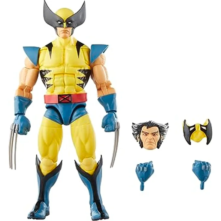 Hasbro Marvel Legends Series Wolverine, X-Men '97 Action-Figur mit 4 Accessoires, 15 cm, beweglich