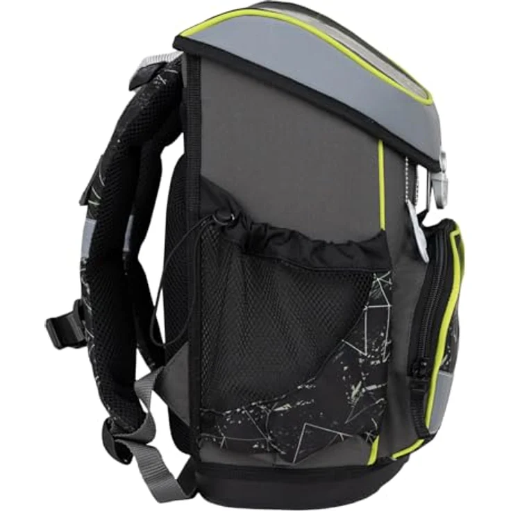 Belmil Mini-fit Schulranzen-set 4-teilig, ergonomisch mit Brustgurt, superleicht und wasserdicht, 17L, für A4-Formate – Bild 4