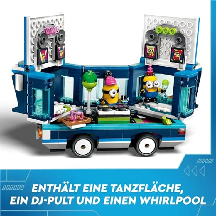 LEGO® Konstruktionsspielsteine Minions und der Party Bus (75581), LEGO Despicable Me, (379 St), Made in Europe - Preisvergleich – Bild 5
