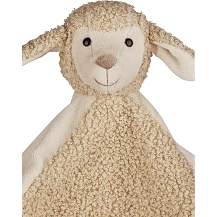 Sterntaler Schmusetuch M Schaf Flocke, weiches Boucle und Boa, Sicherheitsgeprüft, sandfarben – Bild 3