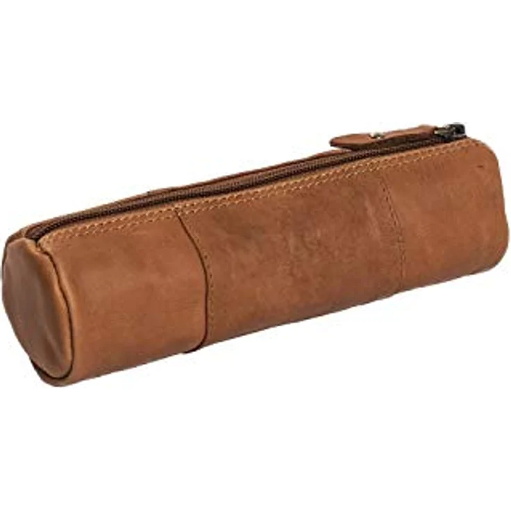 The Chesterfield Brand Leder Stifthüllen Cognac Lea, geräumiges Federmäppchen aus hochwertigem Leder, 20,5 x 6 x 6 cm – Bild 4