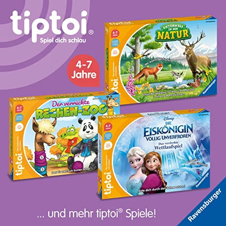 Ravensburger tiptoi® Spiel "Tiere der Welt", Lernspiel zur Tierarten-Erkennung, Made in Europe – Bild 8