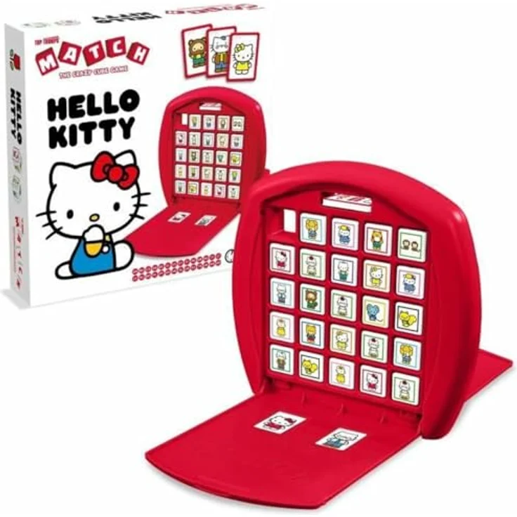 Winning Moves Top Trumps Match Hello Kitty, Würfelspiel mit tragbarem Kunststoffrahmen für 2-4 Spieler, Französisch – Bild 5