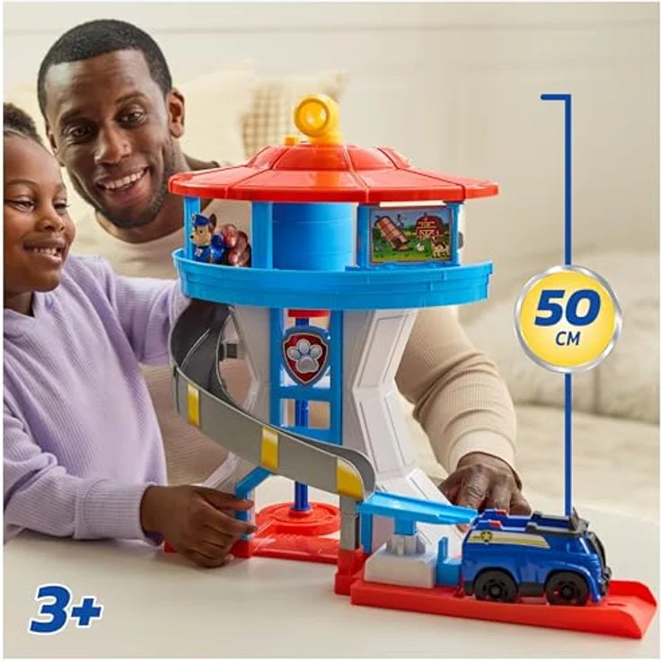 Amigo Paw Patrol Lookout Tower Playset, Kompaktes Spielzeug für kreatives Spielen, bunte Farbgestaltung – Bild 2