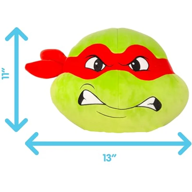 Merkloos TMNT Raphael Mega Plush Kuscheltier, 33 x 22 x 25 cm, Ninja Turtles – Bild 5