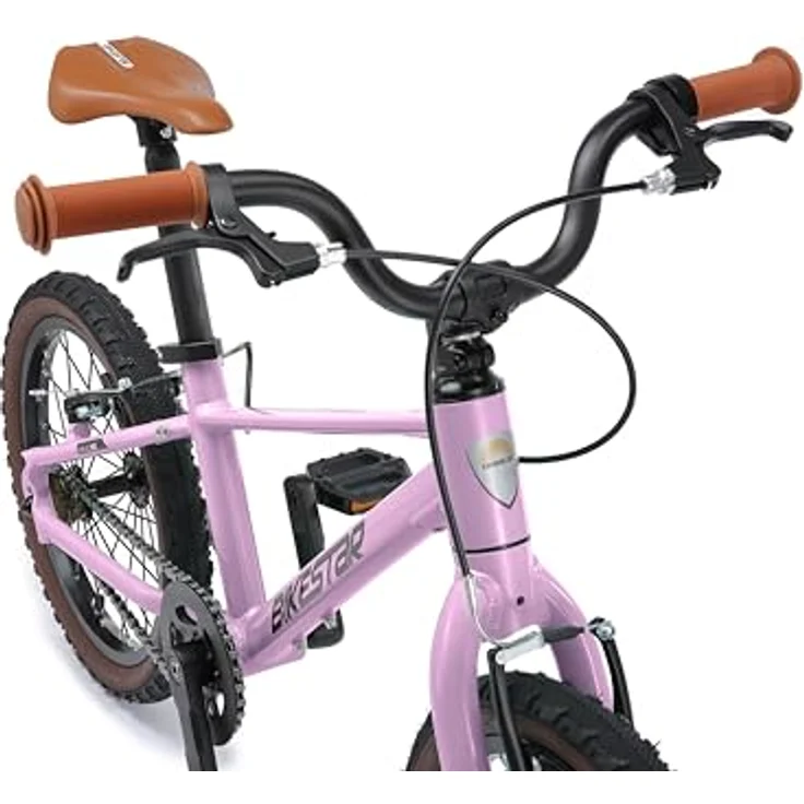 BIKESTAR Leichtgewicht 6 kg Kinder Fahrrad Aluminium ab 4 Jahre | 16 Zoll mit Bremse für Jungen und Mädchen | Lila – Bild 4