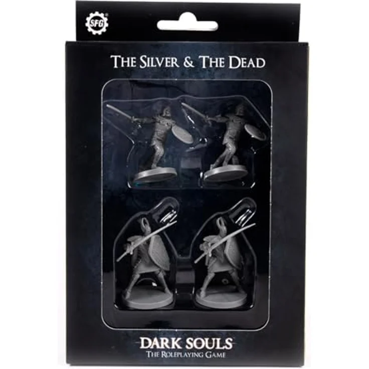 Steamforged Games Dark Souls: The Roleplaying Game Miniaturen & Statistikkarten, für D&D 5E - Offizielle Sammlung mit 10 ikonischen Charakteren und Gegnern aus Lothric – Bild 1