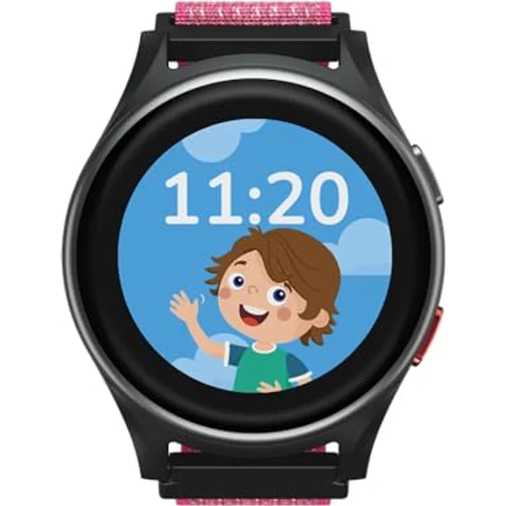 Anio 6 Kinder Smartwatch Pink – GPS, Fitnesstracker, Anruf & Schulmodus – Bild 3