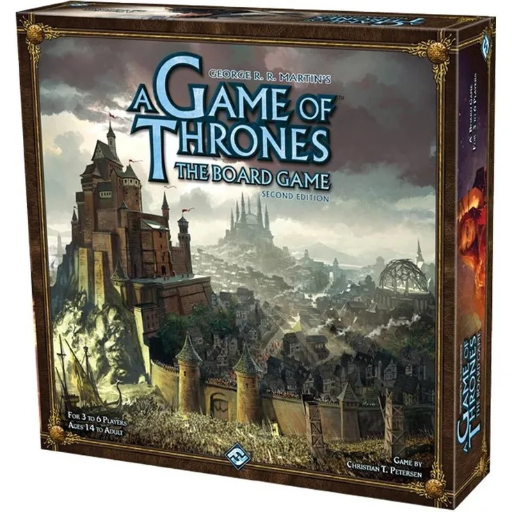 FFG A Game of Thrones: Das Brettspiel (2. Edition) & Das Kartenspiel, für 2-6 Spieler, Living Card Game, Englisch