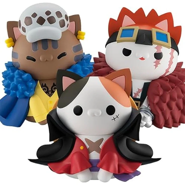 Megahouse One Piece Trafalgar Law, Nyanto! Sammelfigur, ca. 10 cm hoch, offiziell lizenziert – Bild 4