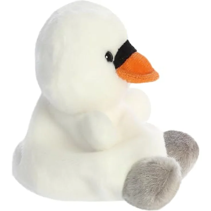 AURORA Palm Pals Alina Swan, 13 cm Plüschtier, weiß, superweicher Stoff, geeignet ab der Geburt – Bild 3
