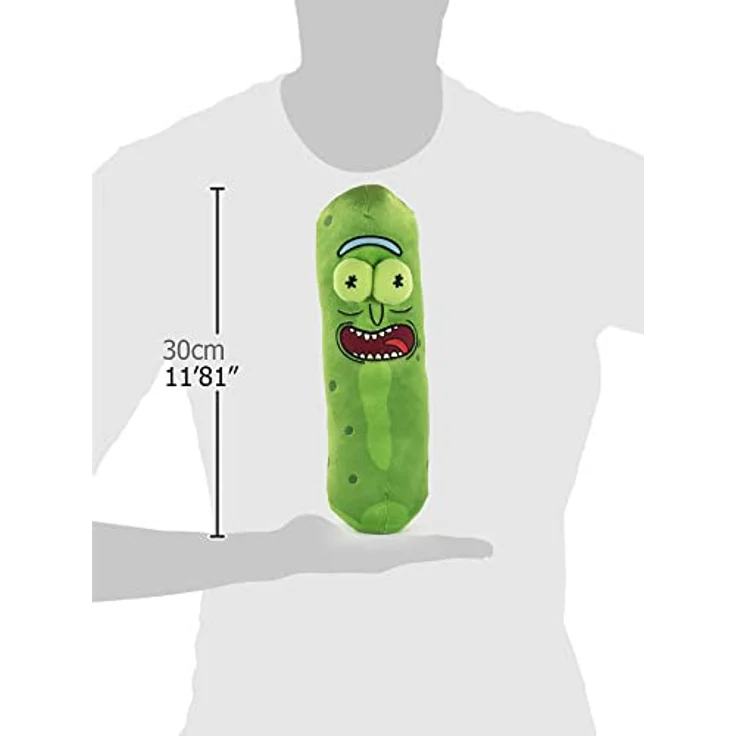 Play by Play 123086 Plüschtier 32cm Does Not Apply Plüsch Pickle Rick & Morty Soft 32 cm, Mehrfarbig, One Size, 8425611392603 – Bild 3