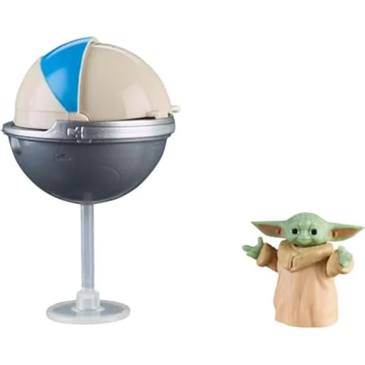 Star Wars Epic Hero Series Grogu Action-Figur mit kultiger Schwebewiege, 2,5 cm, kompatibel mit Hasbro Epic Hero Series – Bild 1