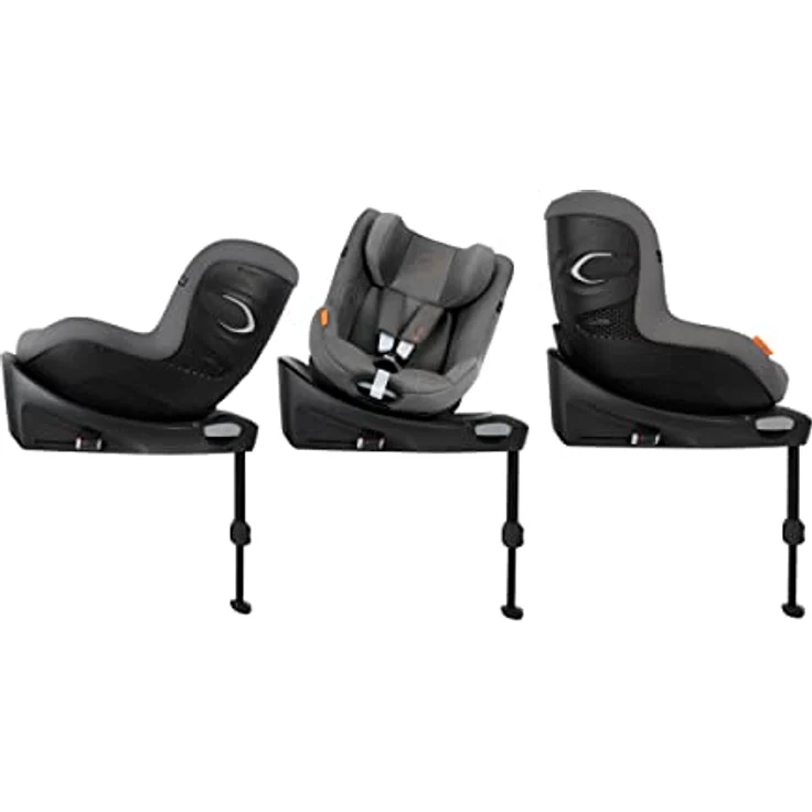 CYBEX Gold Kinder-Autositz Sirona Gi i-Size Comfort inkl. Base, Ab ca. 3 Monaten bis 4 Jahre (Ab Geburt mit Neugeboreneneinlage), Max. 20 kg, 61 - 105 cm (Ab 40 cm mit Neugeboreneneinlage), Lava Grey – Bild 5