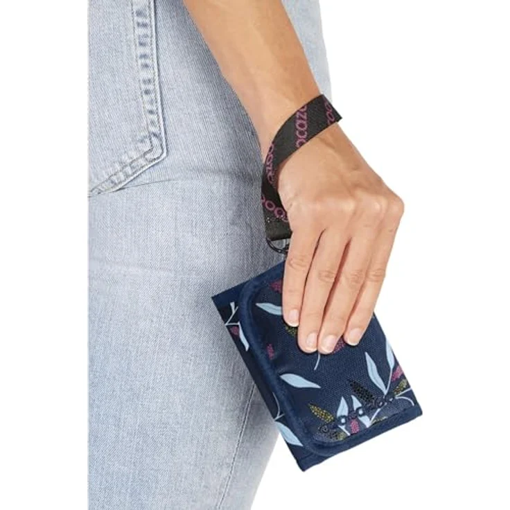 Coocazoo Geldbörse „Boho Glam” blau, Portemonnaie mit Sichtfenster innen & außen, Münzfach & Kartenfächern, Klettverschluss, ab der 3. Klasse – Bild 3
