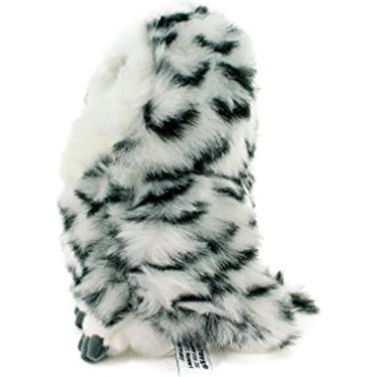 Teddys Rothenburg Kuscheltier Schneeeule 17 cm stehend weiß/schwarz Plüschschneeeule Plüschtier – Bild 2