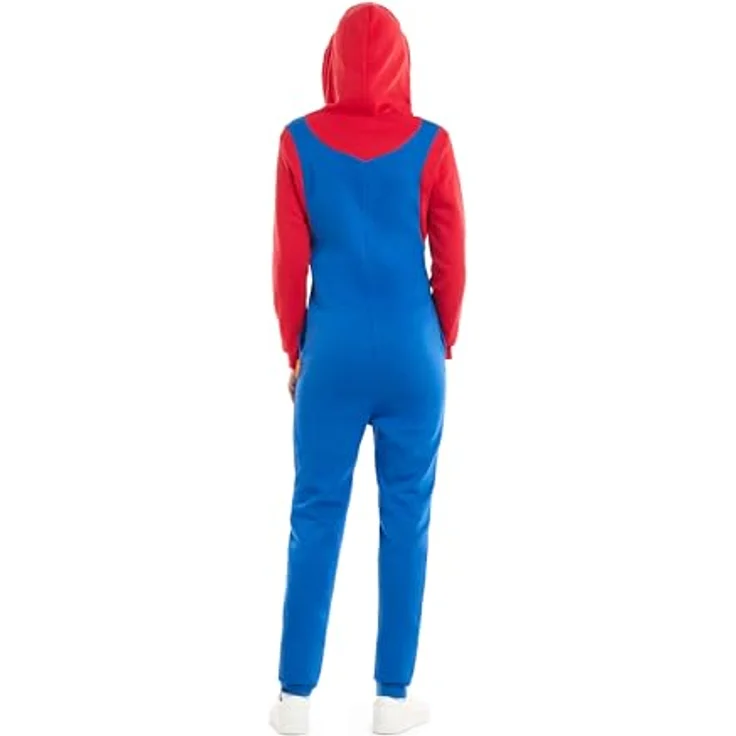OppoSuits Mario, Offiziell lizenzierter Onesie für Erwachsene mit lebendigen Farben und nostalgischem Design – Bild 6